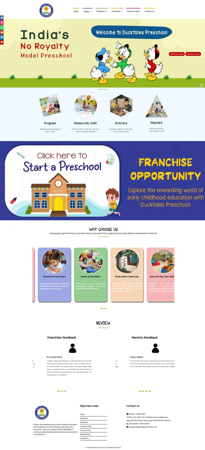 Ducktales Preschool